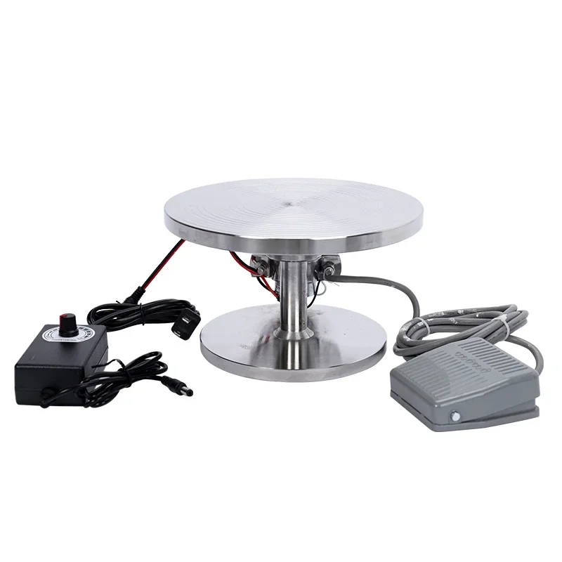 New Ceramic Turntable Electric Turntable,Clamp, Painting, Gold Drawing, Line Drawing, Special Rotating Table, Drilling Table Top