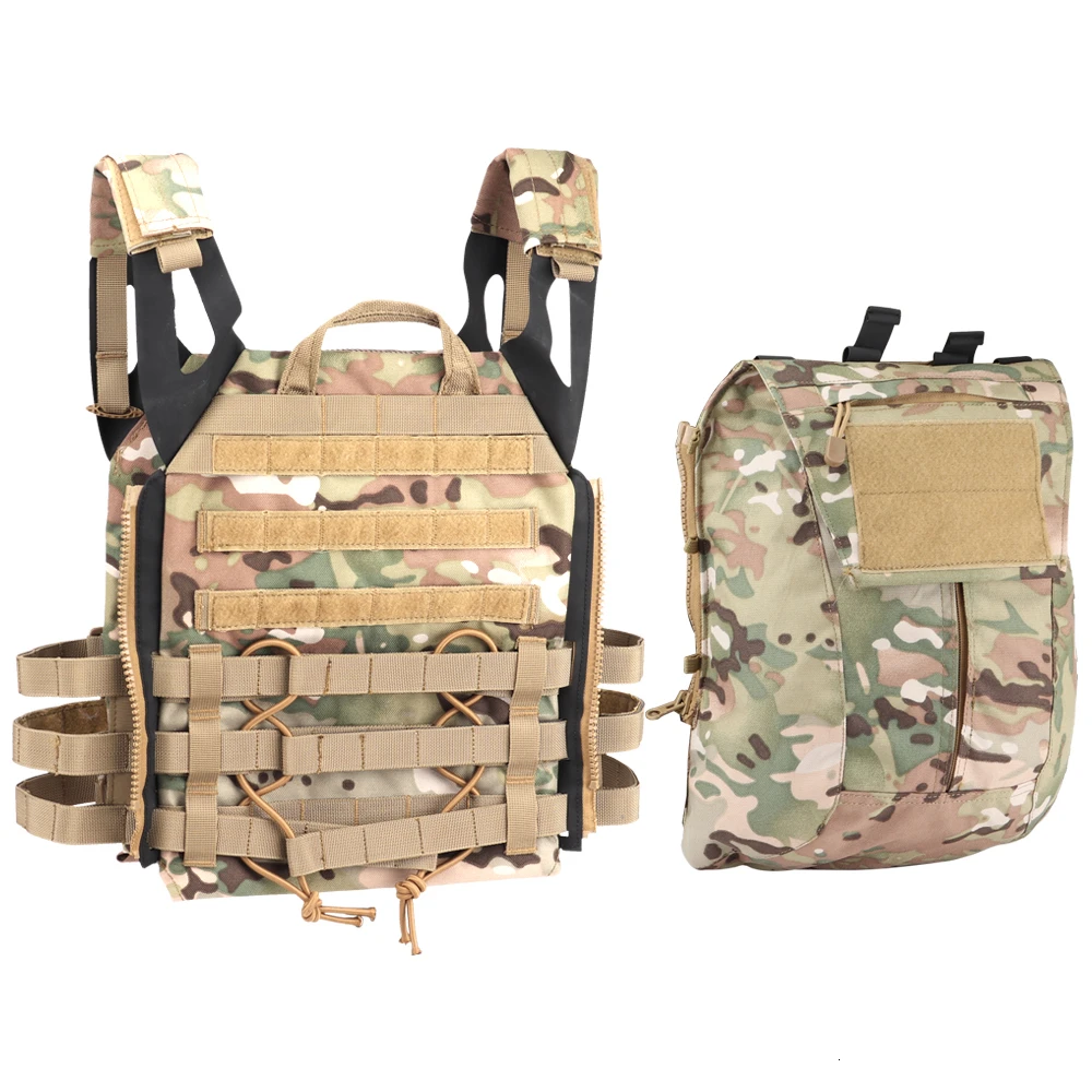 Tactical Vest JPC 2.0 Lightweight Body Armor Combat And Zip-on Panel Pouch Hunting Molle Accessories Nylon Airsoft