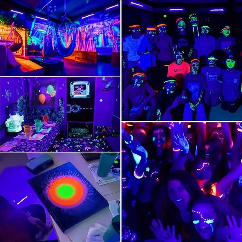 JHD Blacklight Bar T8 USB UV LED 2 Pçs/lote Tubo de Lâmpada Ultravioleta Fluorescente Luzes de Tira UV Festa Discoteca