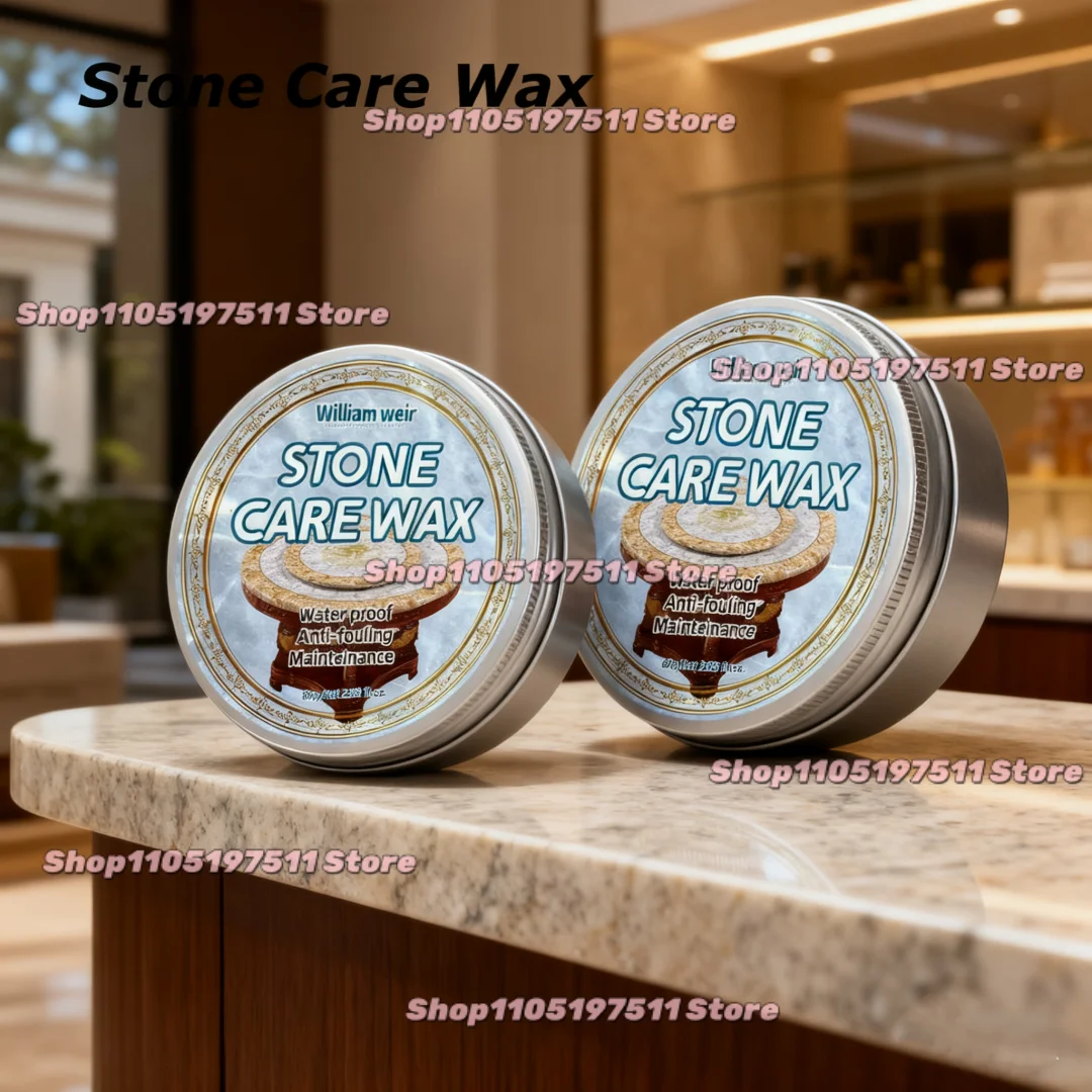 200g Stone Care Wax Cream Paste for Stone Polishing Care Maintenance Anti Fouling