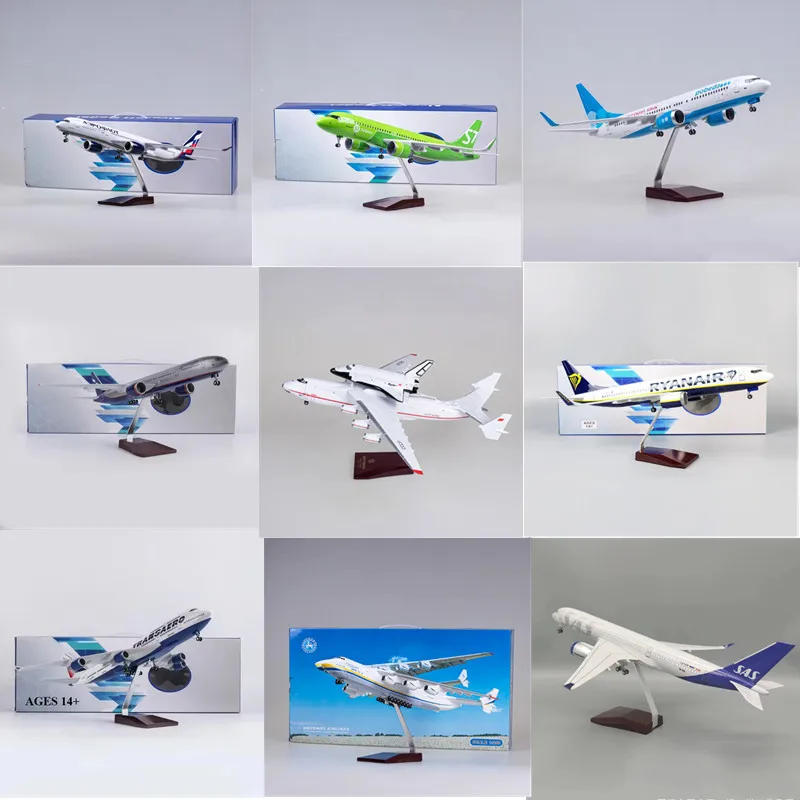 

New 1/150 Scale Model B777/B747/B737/A320 NEO/A350/ Siberia Russia Airline Aeroflot Transaero AN225 Airplane Collection Display