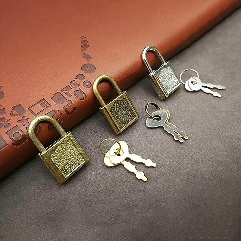 Mini cadenas rétro pour bloc-notes, serrure de journal intime, ensemble de quincaillerie de Psychde valise en alliage de zinc prédire, style chinois, cadenas de boîte d'occasion