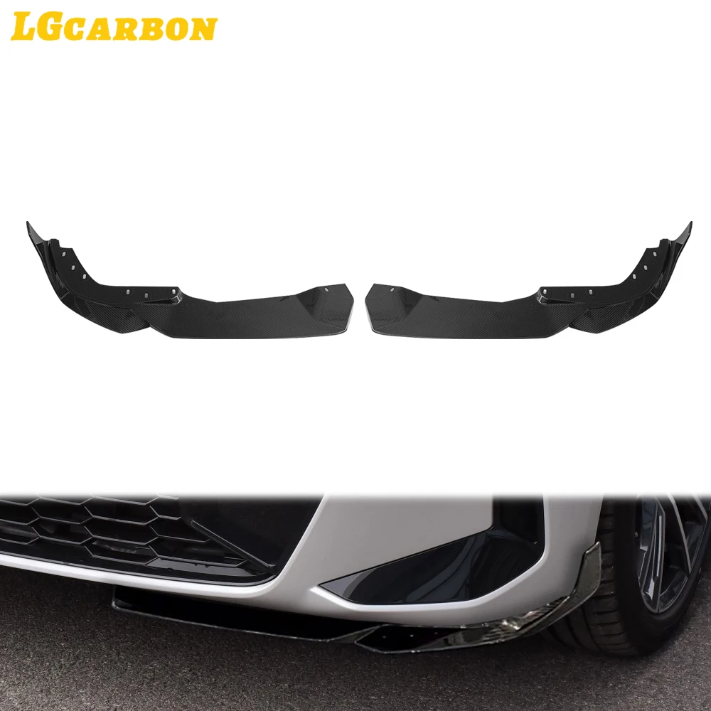 LGcarbon Dry Carbon Fiber Front Lip Spoiler MP style Side Bumper Splitter for BMW 3 Series G20 G28 LCI 2023