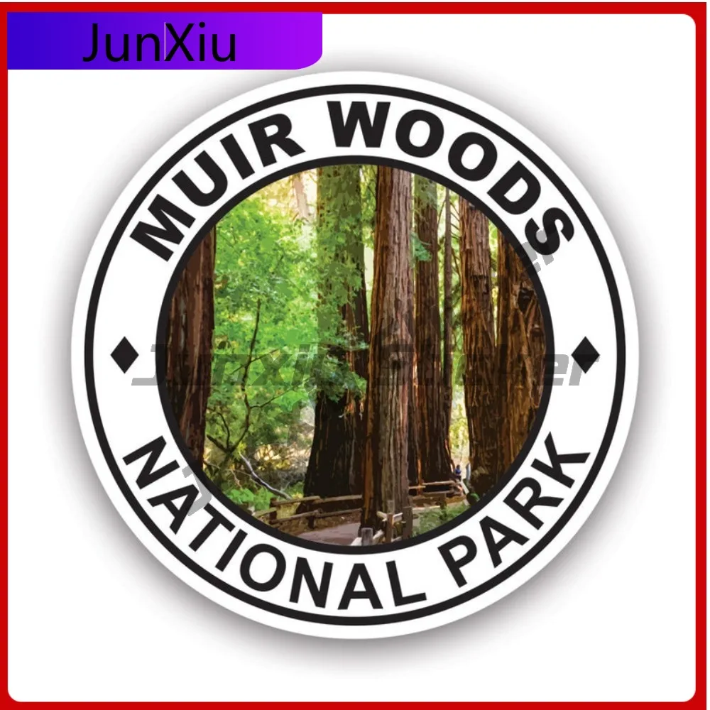 

Wild Anime Muir Woods National Park Sticker Uv Protected Decals Redwood Hike Hiking Camp Camping Explore Nps Sticker