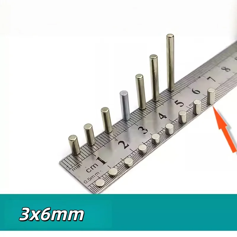 3x6mm Round magnet Strong magnets  3x6mm for refrigerator attachment, office document fixing and DIY crafts 3*6mm