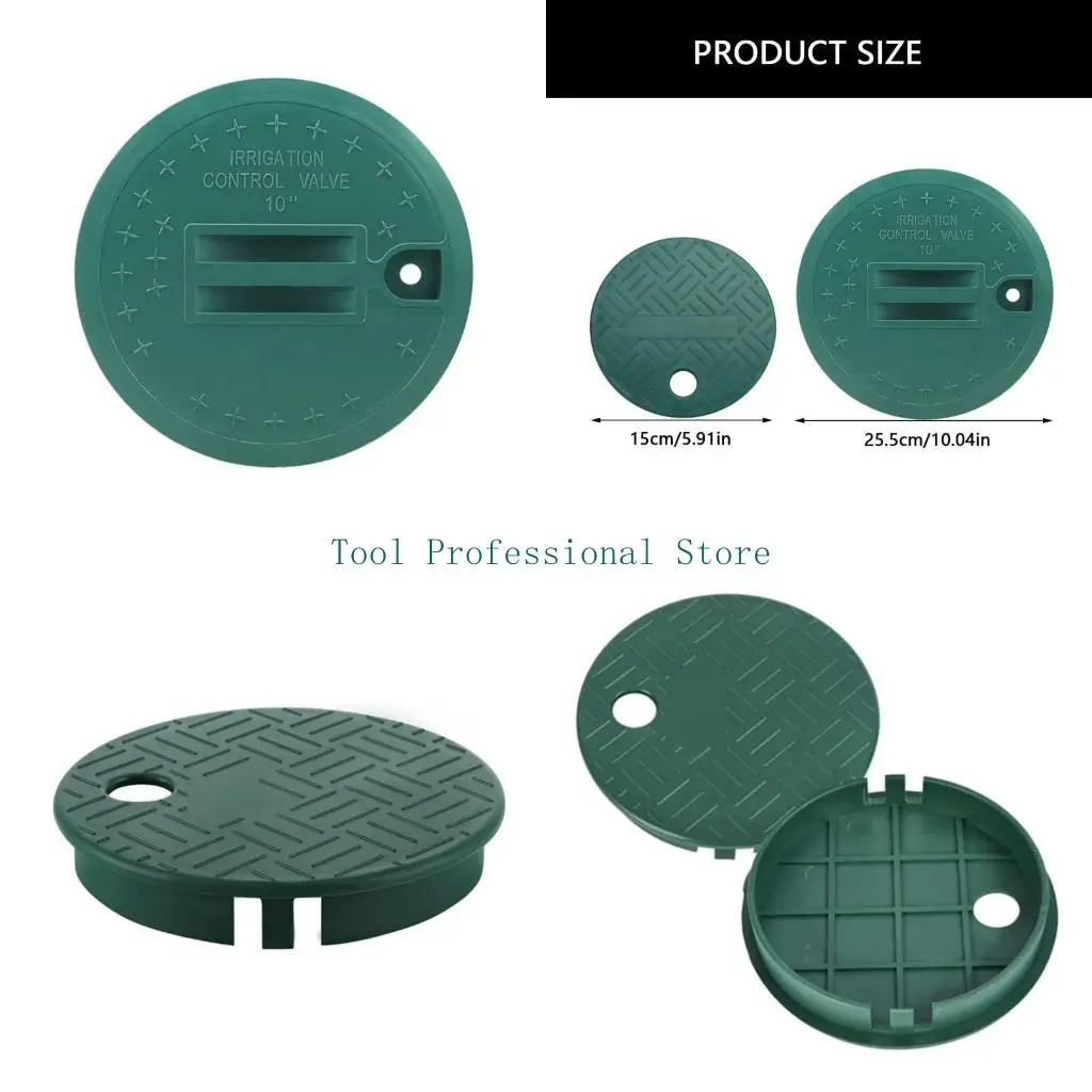 57QF Easy To Install Green Plastic Valves Box Cover For Garden Sprinkler Systems Residential and Commercial Irrigation Needs - zdjęcie 1
