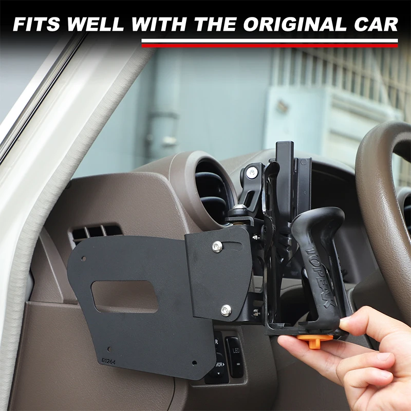 Car Central Control Multifunctional Mobile Phone Holder Water Cup Holder For Toyota LC71 LC76 LC79 2009+  Car Accessories view 3