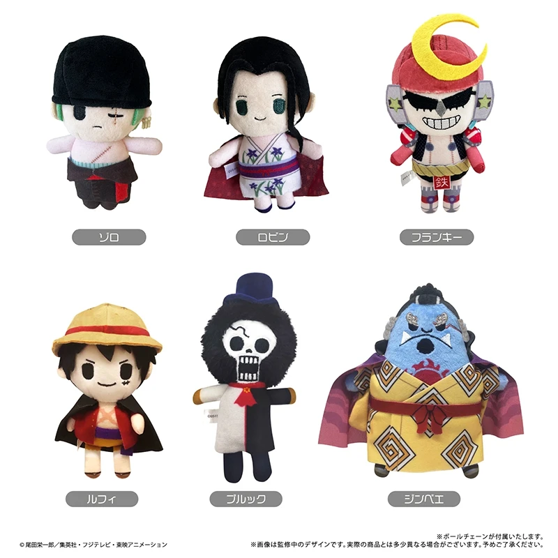 Anime One Piece Official Figure Doll Toys Luffy Zoro Sanji Ace Law Robin Chopper Franky Palm Stuffed Animal Plush Toys Kids Gift