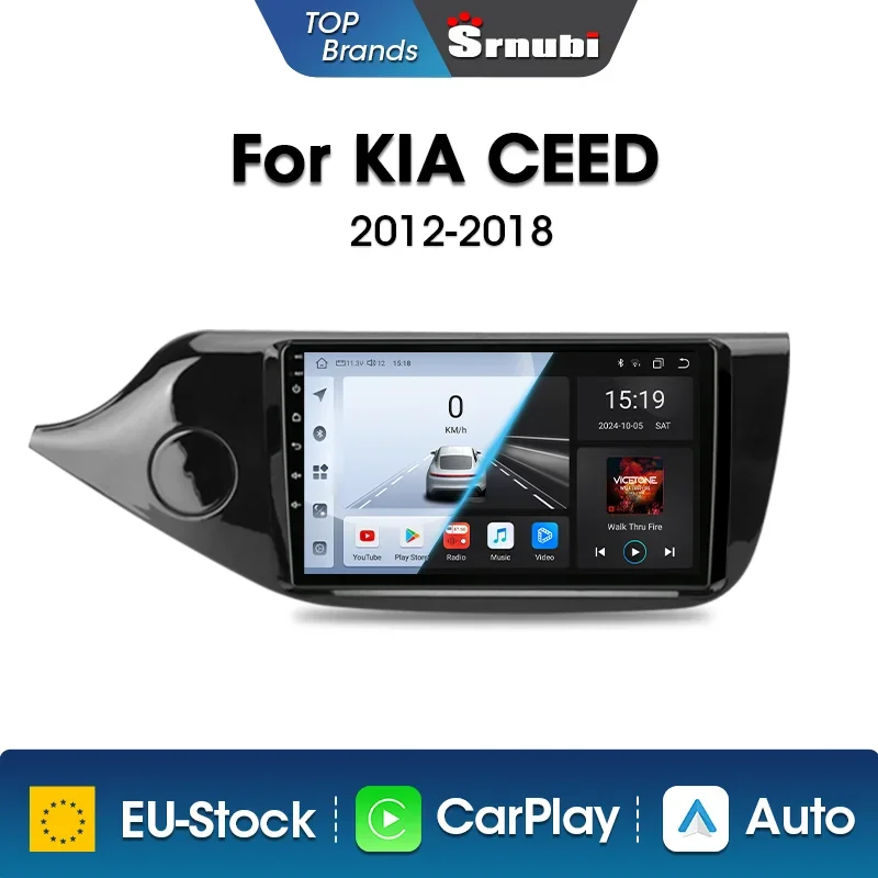 Srnubi Android 12.0 autoradio per Kia CEED 2012- 2018 lettore Video multimediale 2Din 4G WiFi