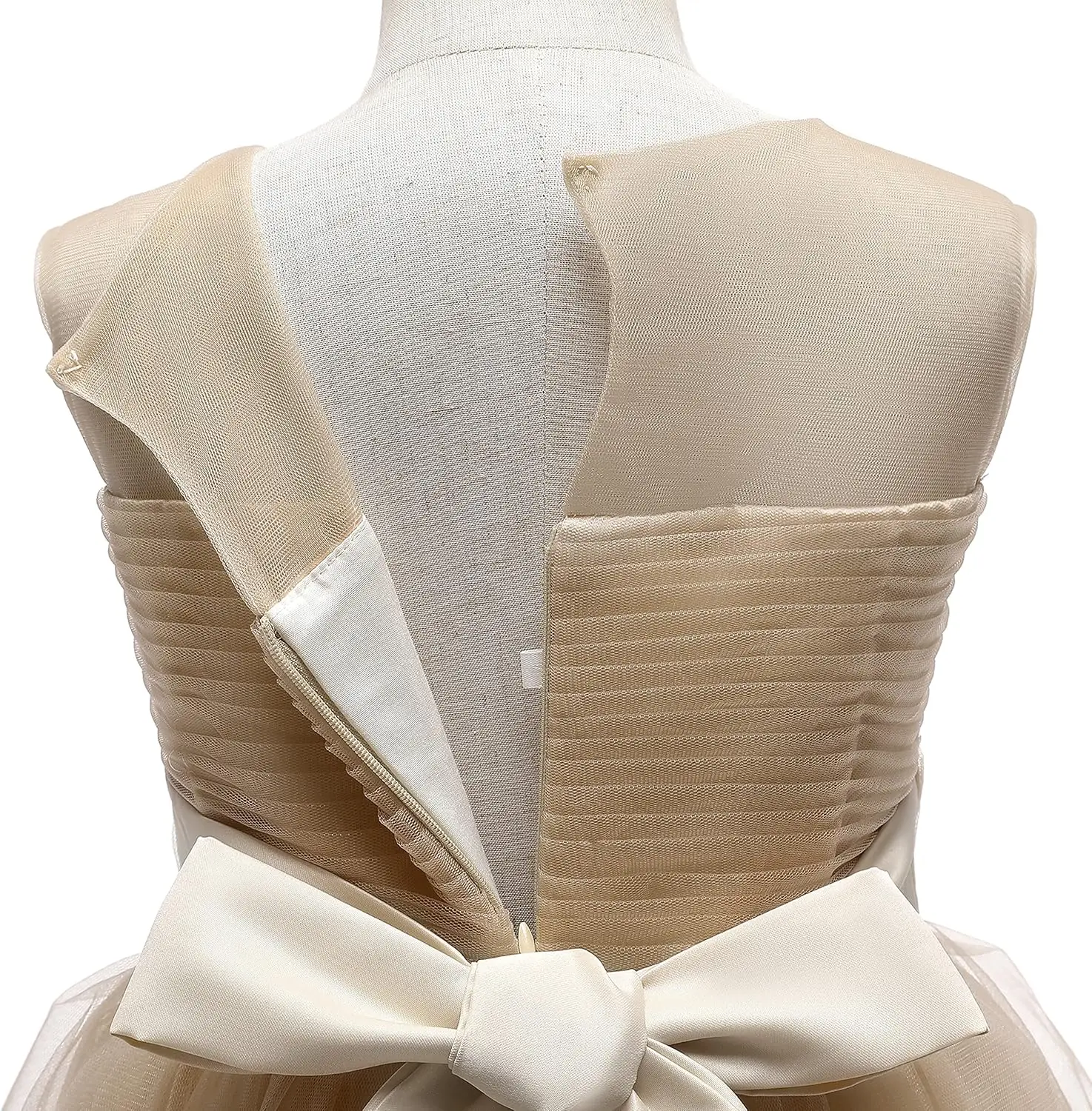 Blumenmädchen-Hochzeitskleid, Tüll, lang, A-Linie, Urlaub, Geburtstag, Party, Ballkleid, formeller Festzug für Mädchen, Maxikleider, Ballkleid