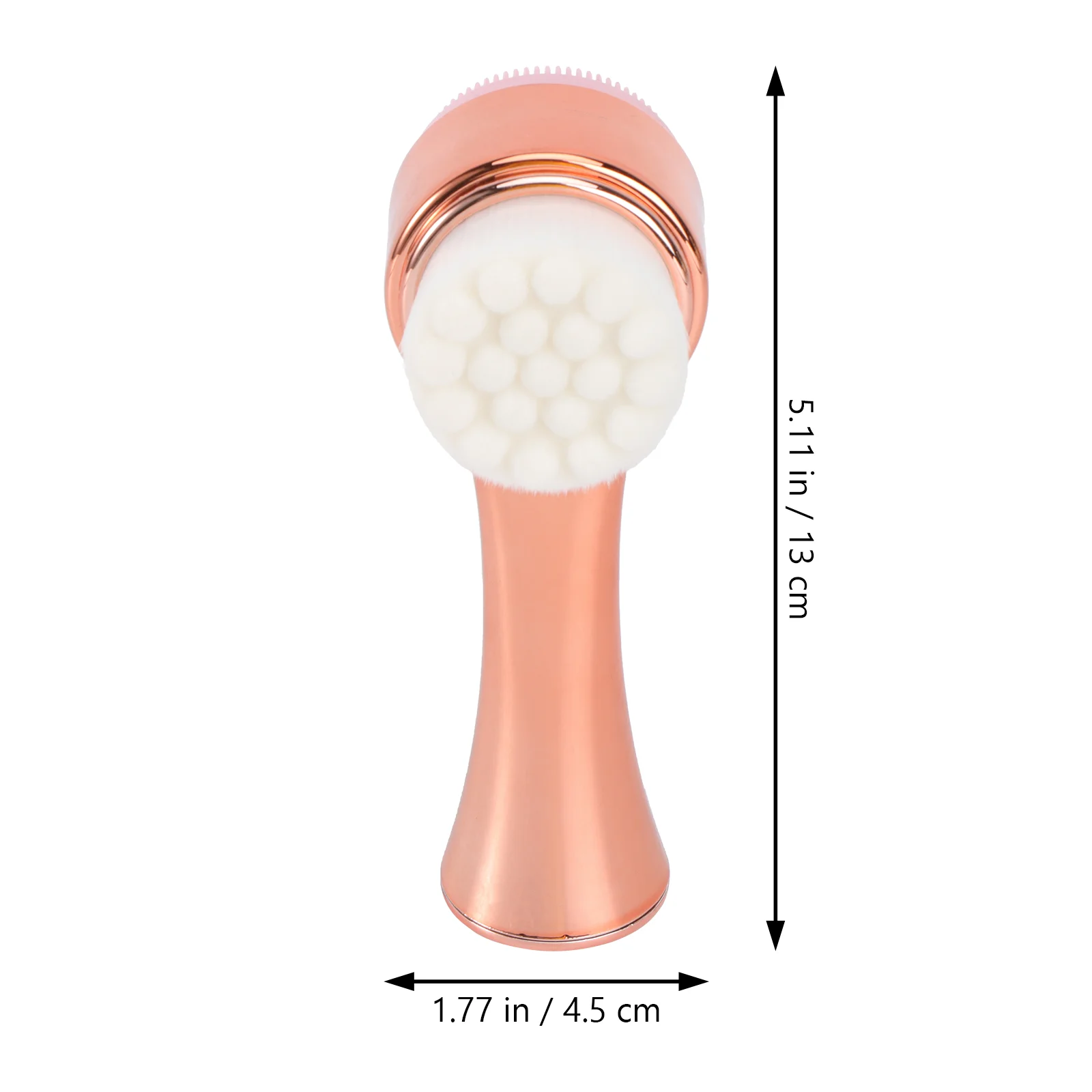 Facial Cleansing Brush Manual Skin Care Tool Gradient Double Sided Face Massage