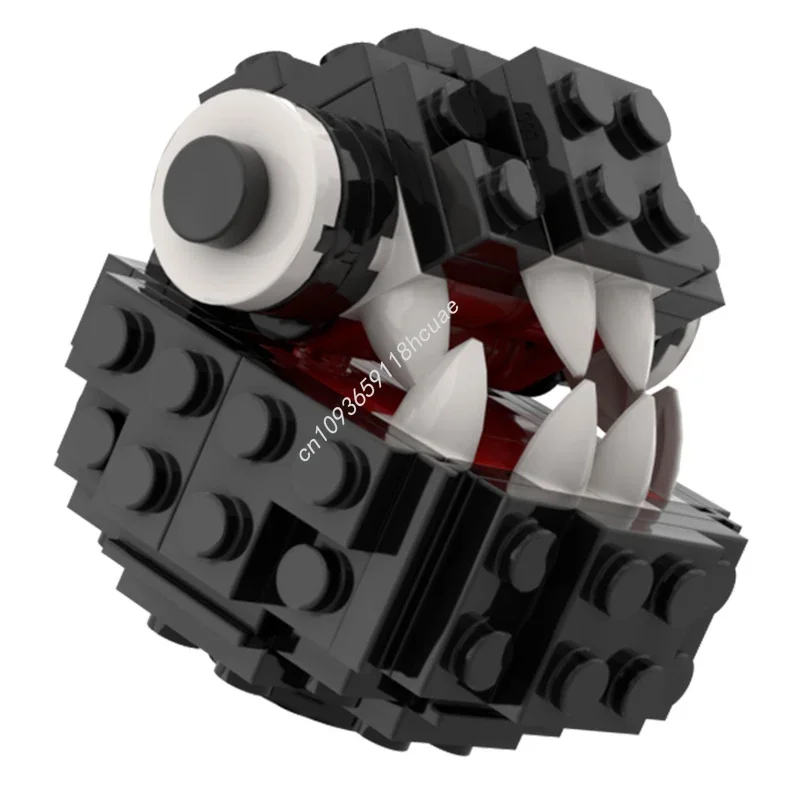 

96pcs MOC HINGED SPHERE Chain Chomp Italian Plumber Building Blocks STEM Educational Constructing Plastic Christmas toy Gift