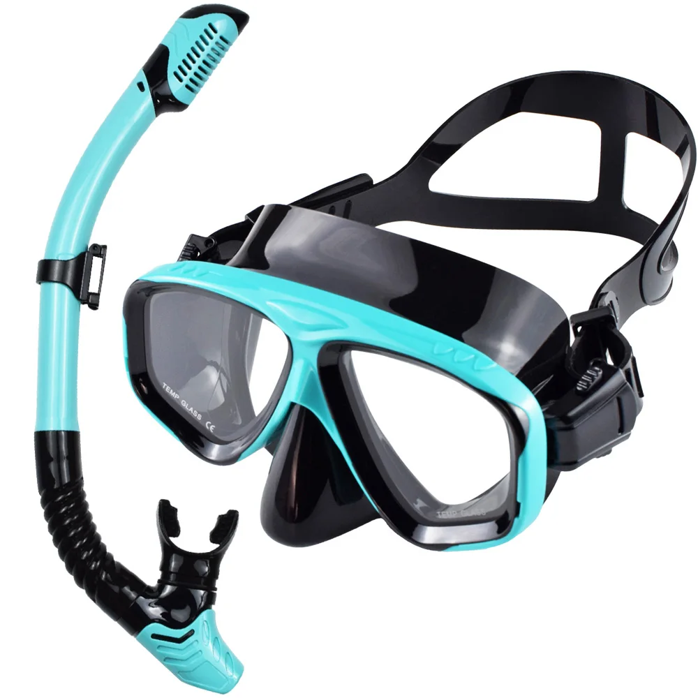 Myopie-Tauchmaske, Schnorchel-Set, Trockenoberteil, kurzsichtig, Schwimmbrille, kurzsichtig, Silikonrock, Kurzsichtigkeit -1,0 bis -9,0 – Detail 9