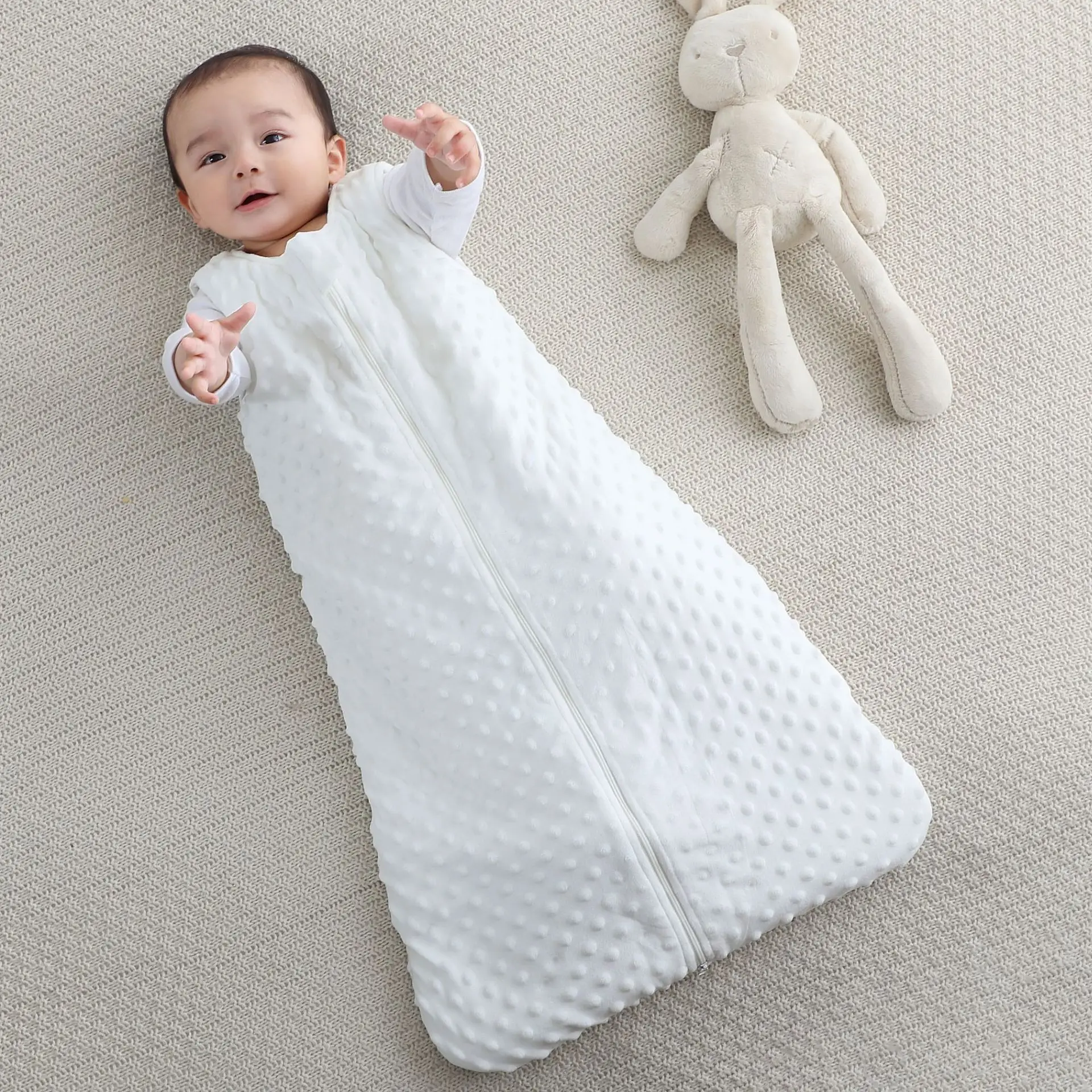 Baby Wearable Blanket Swaddle Transition Sleeping Bag Sleeveless Soft Newborn Sleeping Bag Warm Blanket Vest Sleep Sack Bedding