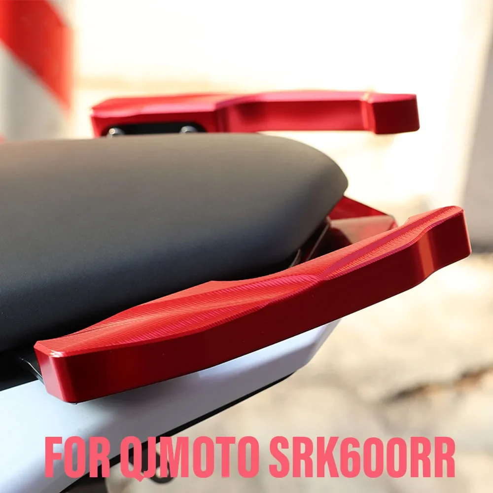 New For QJMOTO SRK600RR 600SRK RR SRK 600 Modified Rear Armrest Thickened Bracket All-Aluminum Alloy Handle Accessories