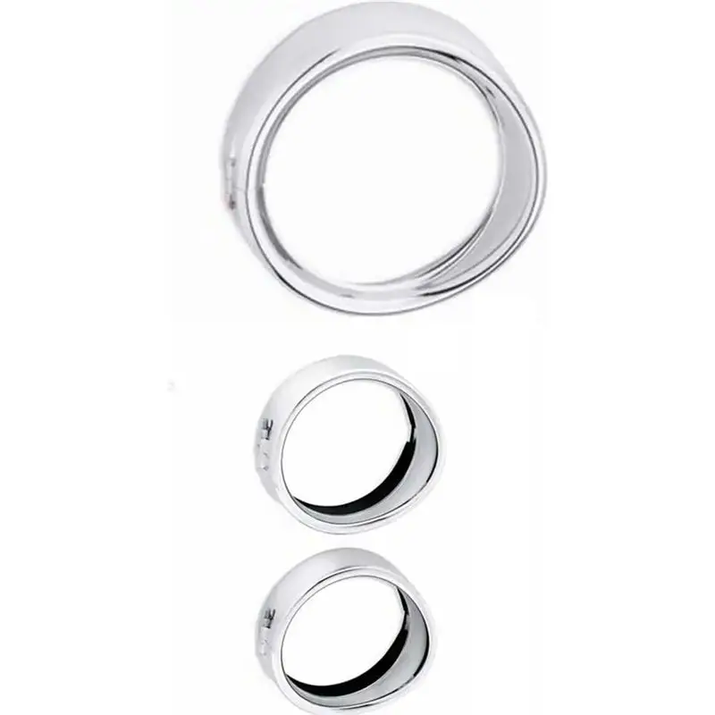 HOT-Ring+ 4.5In Led Fog Lamp Bracket For Touring Road King Electra Glide Softail FLD/FLH Part 7In Motorcycle Headlight,Ri