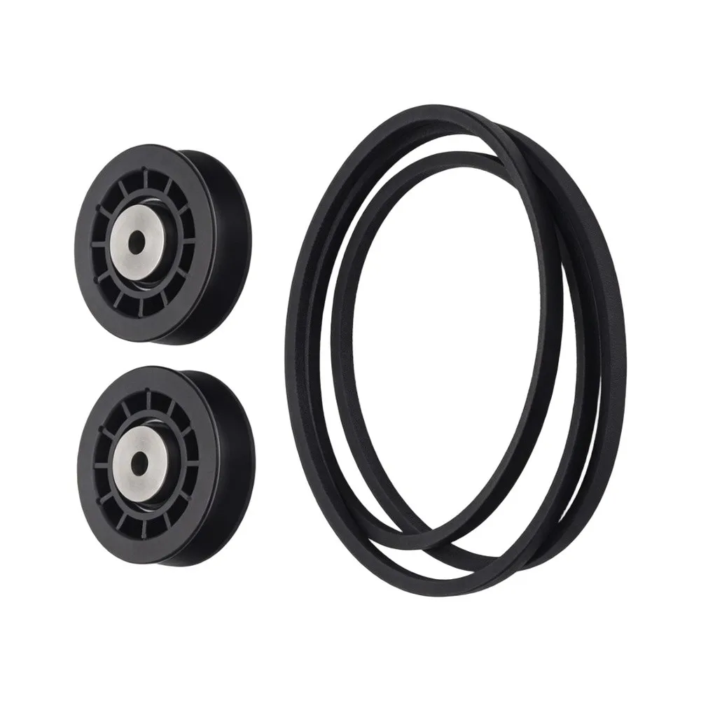 Two Idler Pulleys Plus One Belt for LC221A and HU Series Devices Replacing 587973001 580364609 580364610 580364301