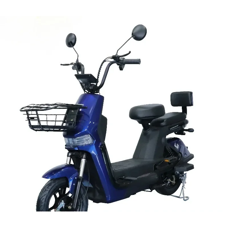 High-end Hot Sale 48V 250W/350W Rear Hub Motor Electric Bicycle With 2 Seats Steel Frame Digital Sensor City Bik