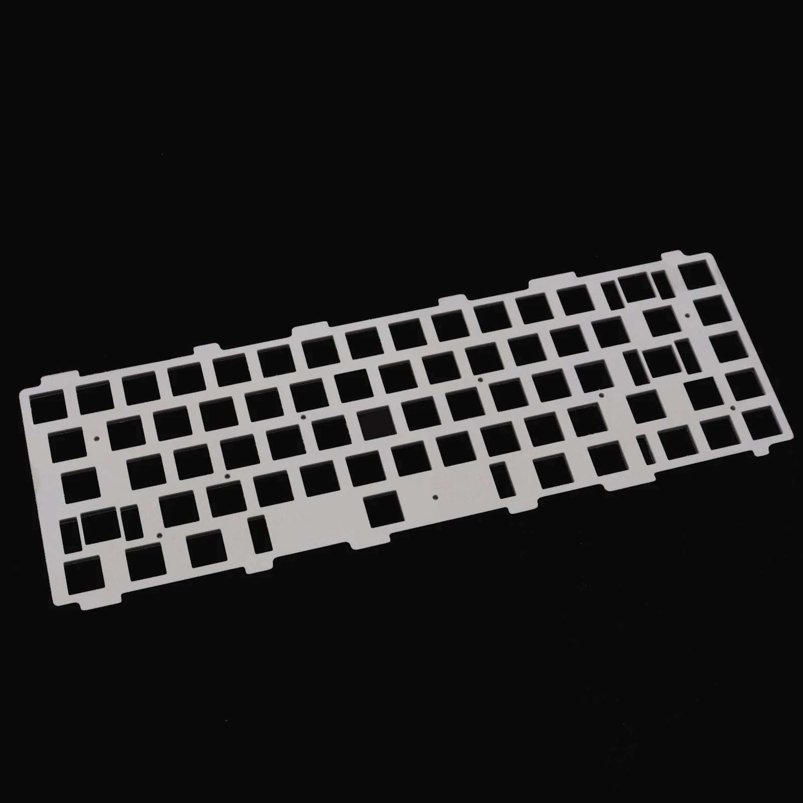 

KBD67 Lite Positioning Plate polycarbonate Frosted/POM/Fr4/Aluminum/Brass Plate KBD67 Lite Mechanical Keyboard Plate