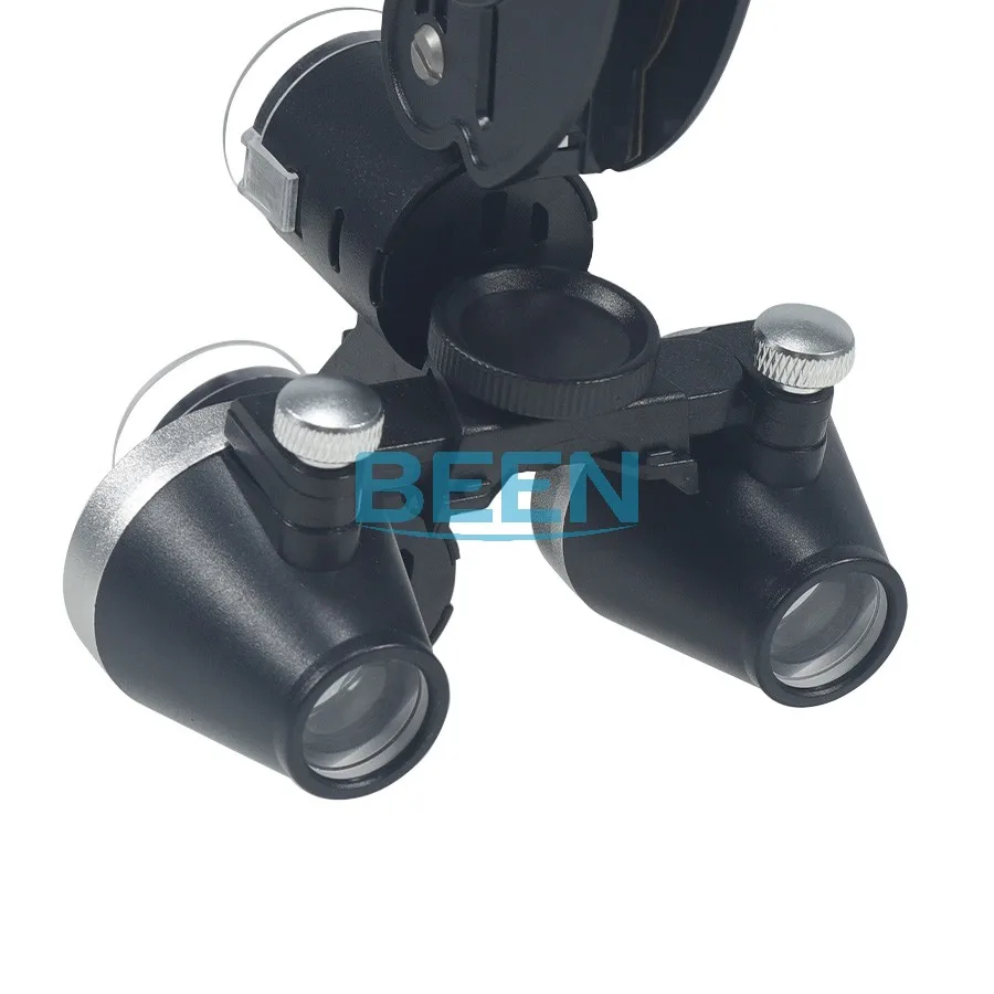 مصابيح أمامية جراحية للأسنان، نظارات طويلة النظر مثبتة على الرأس، مصباح مزدوج بدون ظل للأطباء #5