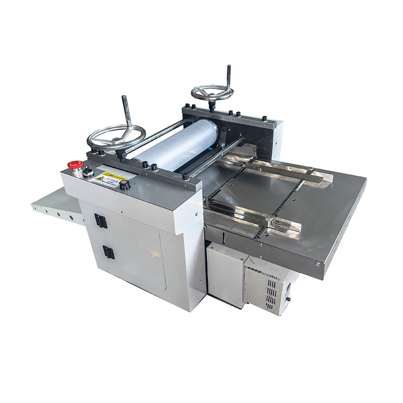 YW320 Electric Embossing machine, Adjustable pressure, Replaceable pattern roller, Automatic paper embossing machine