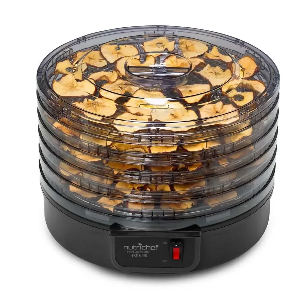 Electric Food Dehydrator Enhanced Preservation Multi-Tier Appliance Black Nutritious Results