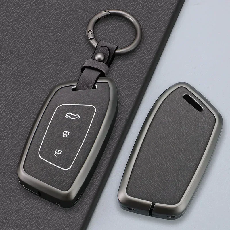 

Zinc Alloy Leather New Baojun RM5 Car Key Case Is Suitable For Baojun Rs3/rs5/rc6/510/730/360 Key Protective Shell Decoration.