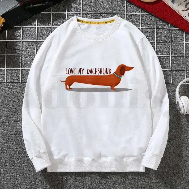 Anatomy Life Is Better With A Dachshund Funny Spring Autumn Male Casual Sweatshirts Men's Sweatshirt Tops