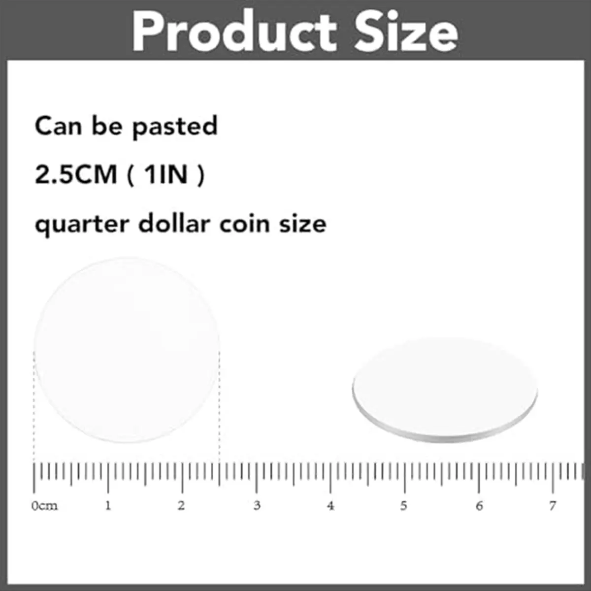 FTGT-60Pcs NFC TagsNtag 215 NFC Sticker Chip Round NFC Tag Rewritable NFC Card Sticky Back NFC Enabled Cell Phone Device