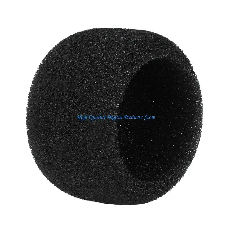 

U2JE Universal Microphone Windscreen Black Sponge Cover Strong Microphone Foam Cover Simple Installation for SM57