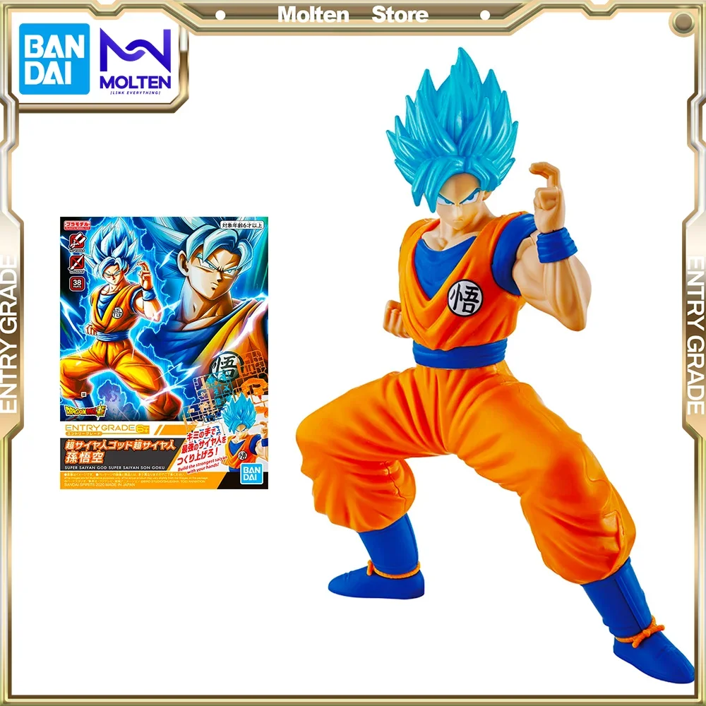 

Bandai Original Dragon Ball Entry Grade Super Saiyan God Super Saiyan Son Goku Model Kit Assembly/Assembling