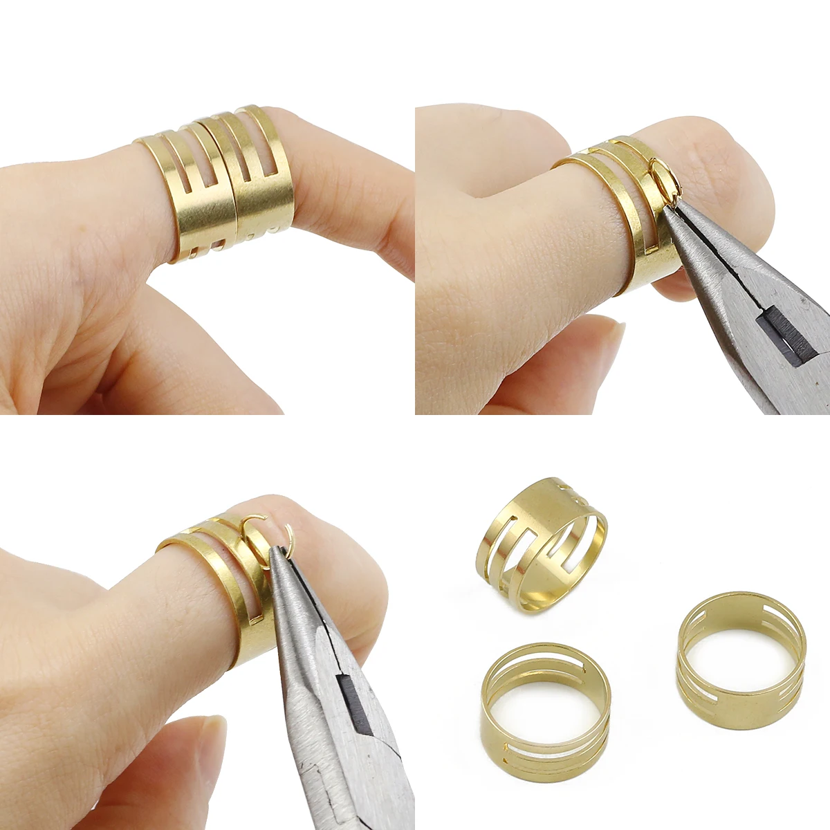 

1/3/5pcs Stainless Steel Copper Material Jump Ring Open Ring Tools For Jewelry Making DIY Craft Circle Bead Pliers Opening Tools