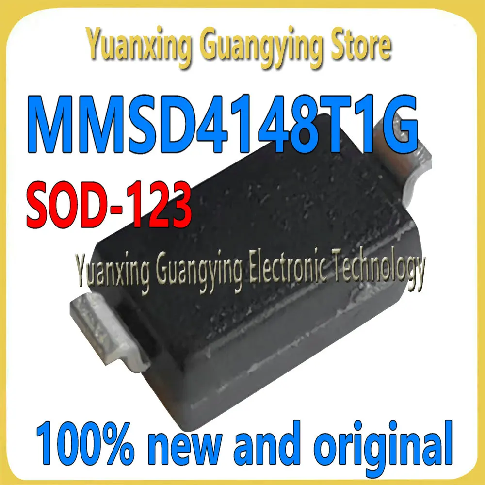 (100 Pieces) MMSD4148T1G MMSD4148 Marking: 5I 51 SOD-123 100V 200mA Switching Diode 100% Brand New