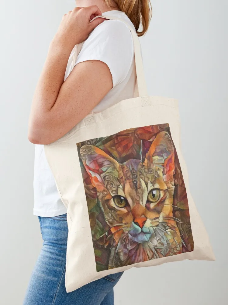 

Zitoo, cat, gato, chat, kitty, lea roche paintings Tote Bag Canvas shoulder bag shoping bag shopper women canvas canvas tote