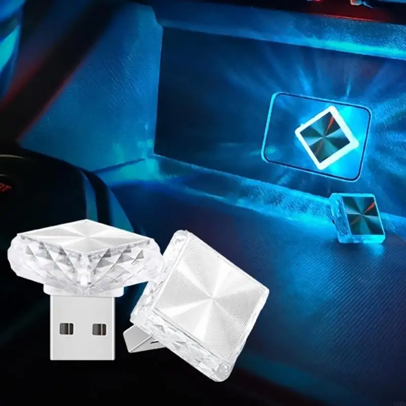 G6DD USB Touch Control Light 5V LED Car Interior Decoration Lamp for Car Truck Room