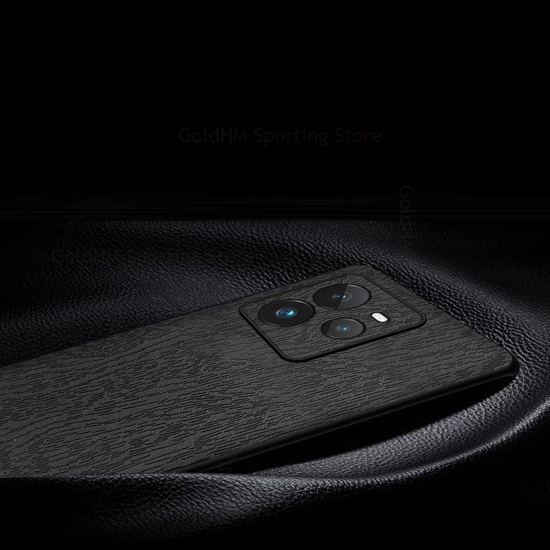 Fundas For Oppo Realme GT7 Pro Wood Texture Leather Phone Case Cover For Realme GT 7 6 5 Pro Ultra Slim Soft Bumper Phone Cover - view 2