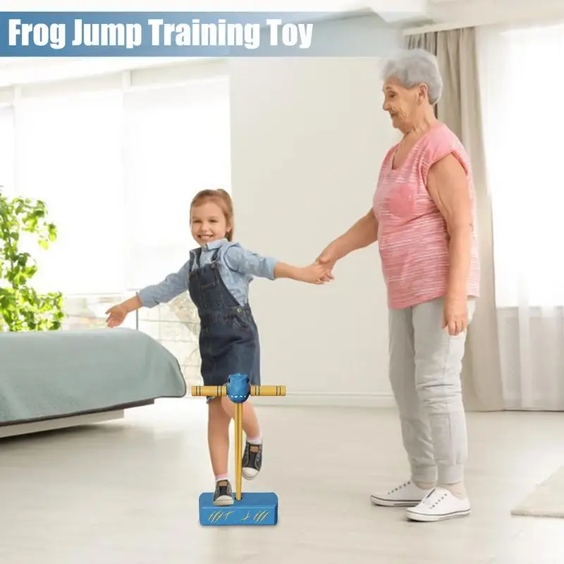 Jumper Stick Toys Kids Soft Foam Dinosaur Jumping Toys Outdoor Soft Foam Handlebars Bouncing Toys For Kids Toddler Girls Boys