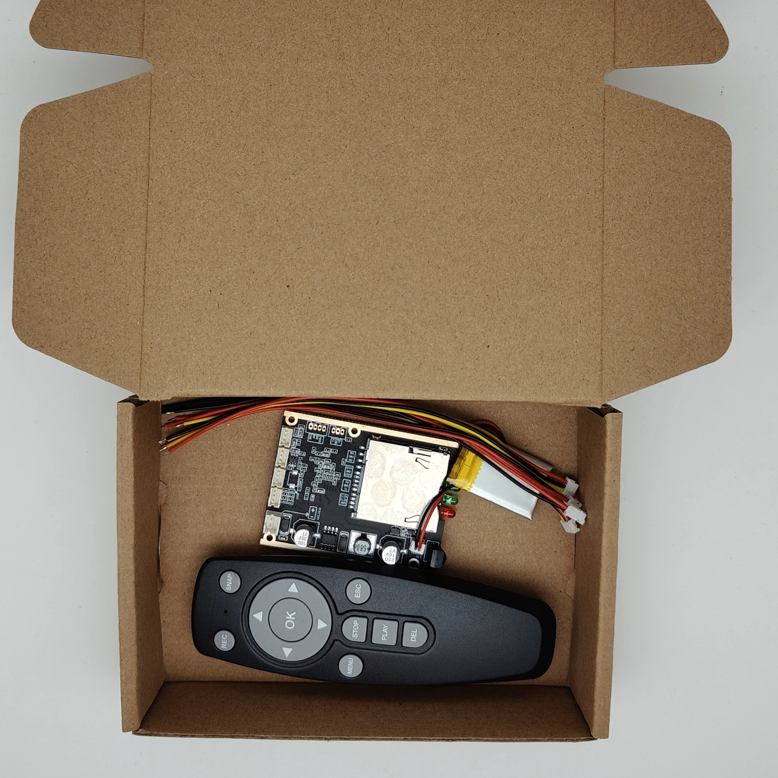 1ch PCB Board Mini DVR Module Video Recorder Support for CVBS Security Cameras Video Board with Light Remote Control