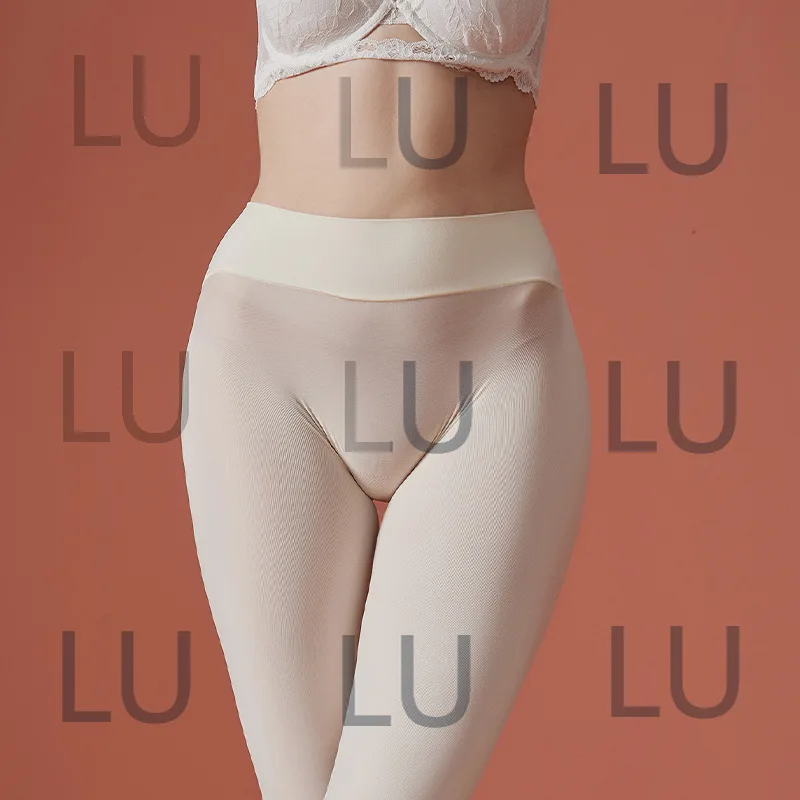 Новинка 2025 года, ZSJ-2380-2, контрастные 80D бархатные бесшовные бесшовные черные чулки из лайкры с глубокой промежностью, осенне-зимние сексуальные чулки