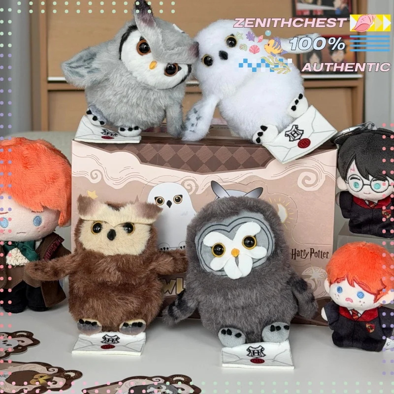 POPMART GONG Harry Potter Owl Series Blind Box Hedwig Soft Figure Bag Hanging Charm Wizarding Daily Accessory Collectible