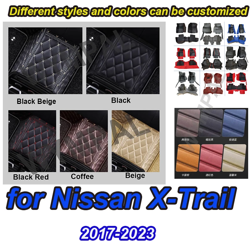 

Роскошные автомобильные коврики для Nissan X-Trail xtrail Rogue 2023 2022 2021 2020 2019 2018 2017 (5 мест) Автоаксессуары для салона автомобиля