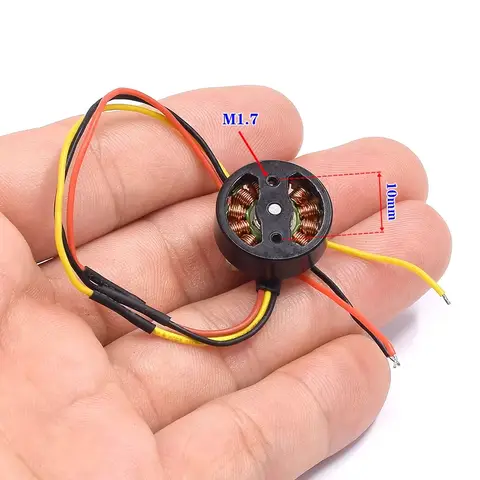 18mm 2S 7.4V Micro Mini 1503 Borstlös Motor 3100KV Höghastighets A/B Propeller För RC Drönare FPV Quadcopter UAV Flygplansmotor 10 best sales minimotor borstlös - №8