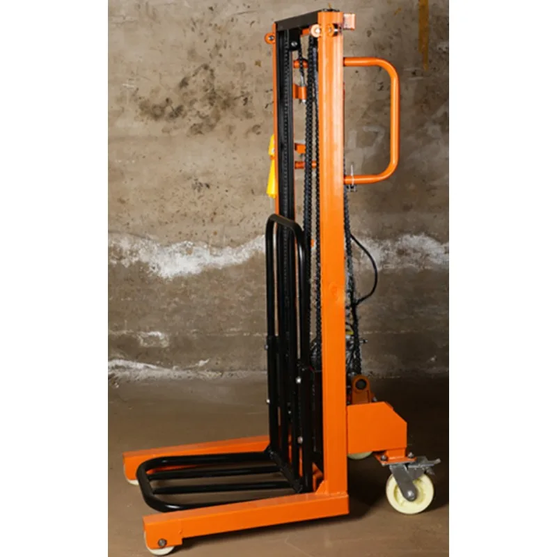 220V household small lift electric stacker forklift handling loading and unloading stacker