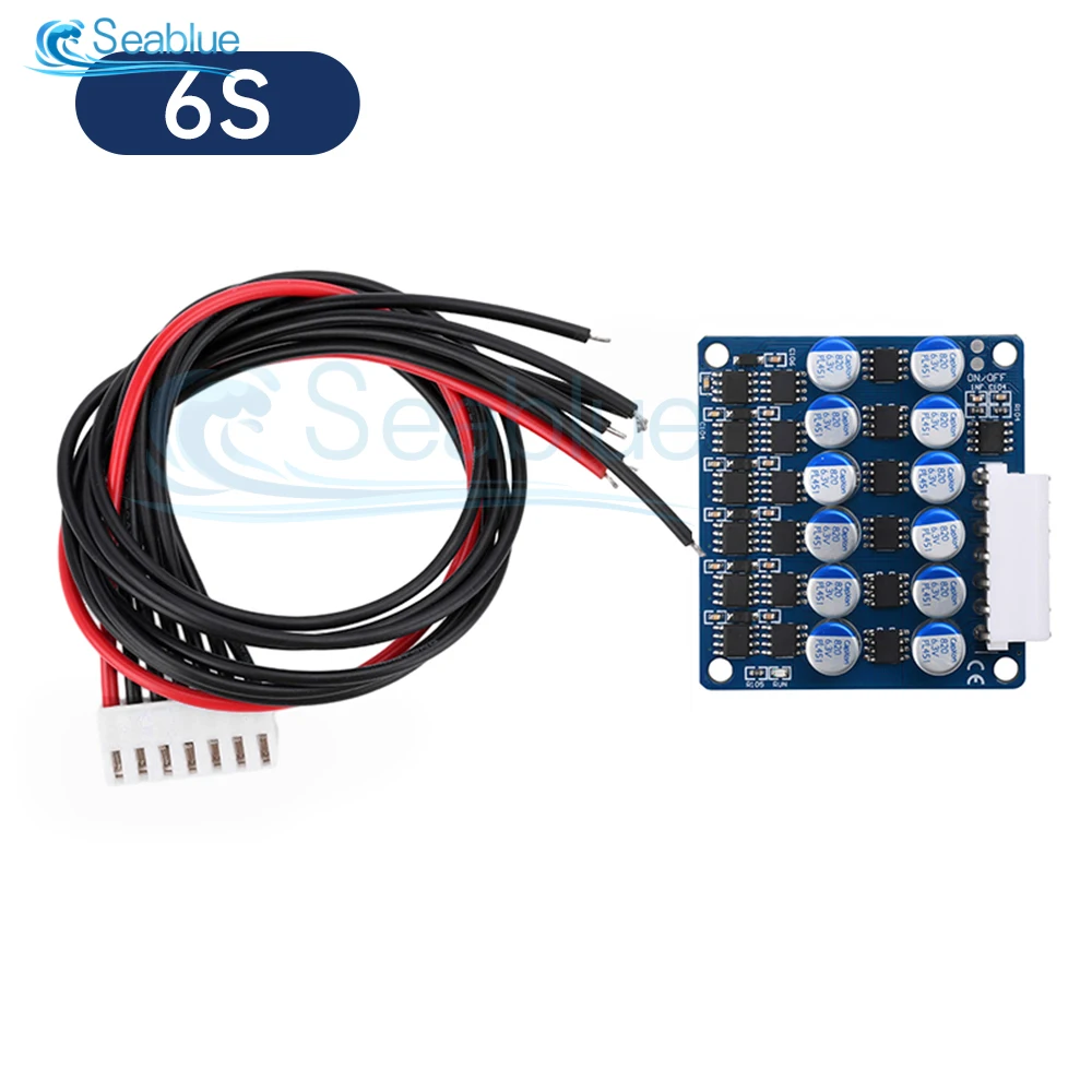 3A Balance Li-ion Lifepo4 LTO Bateria litowa Aktywny korektor Balancer Board Kondensator 4S 6S 8S BMS Samochód elektryczny Pamięć energii