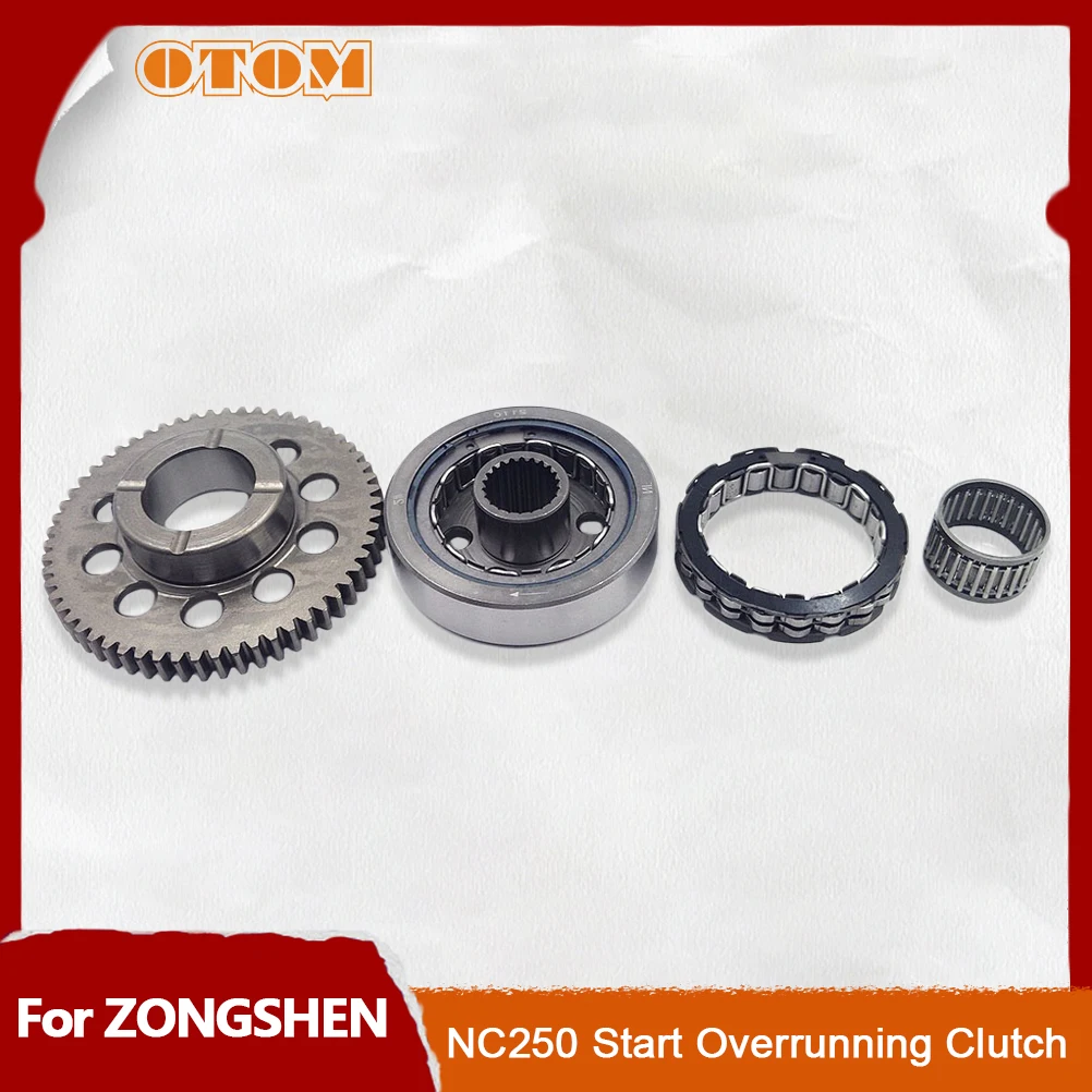 Motorcycle NC250 Start Starter Overrunning Clutch Starting Gear 250CC For ZONGSHEN ZS177MM Xmotos Apollo KAYO T6 BSE 250 4 Valve