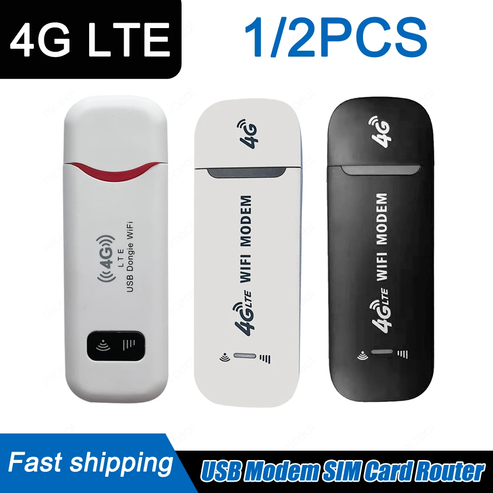 Portable WiFi USB Modem Stick 4G LTE WiFi Router 150Mbps SIM Card Slot WiFi Dongle 4G Card Router for Laptops UMPC MID Devices