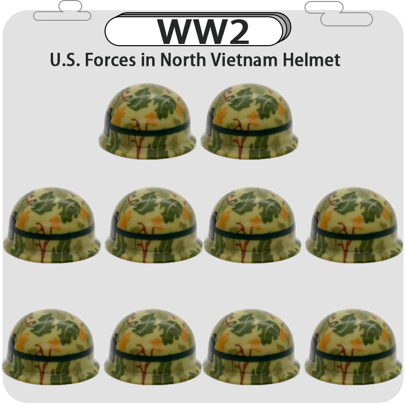 WW2 Militaire Accessoires Bouwstenen US Ranger Italië Duitse Britse Leger Soldaat Figuren Gun Helm Bakstenen Verjaardagscadeautjes