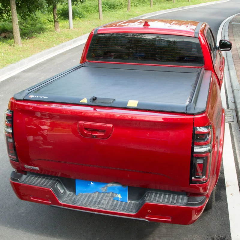 Aluminium Electric Roller Lid Shutter Pickup Truck Top Retractable Roll Up Tonneau Cover for Great Wall WINGLE