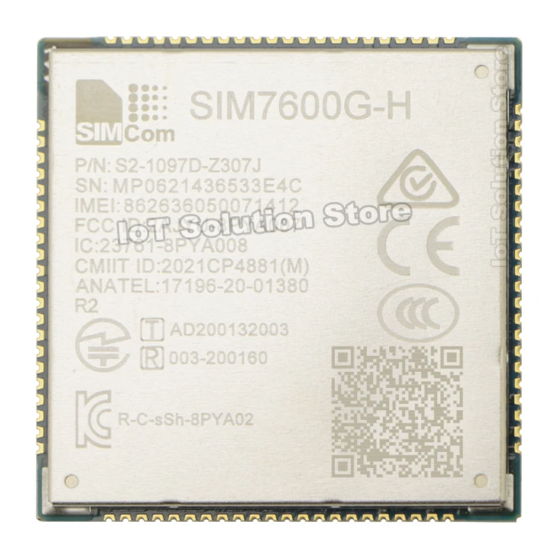 

SIMCom SIM7600G-H Global Region/Operator Cat.4 150Mbps/50Mbps Cellular Wireless Communication GSM 2G 3G 4G LTE Module