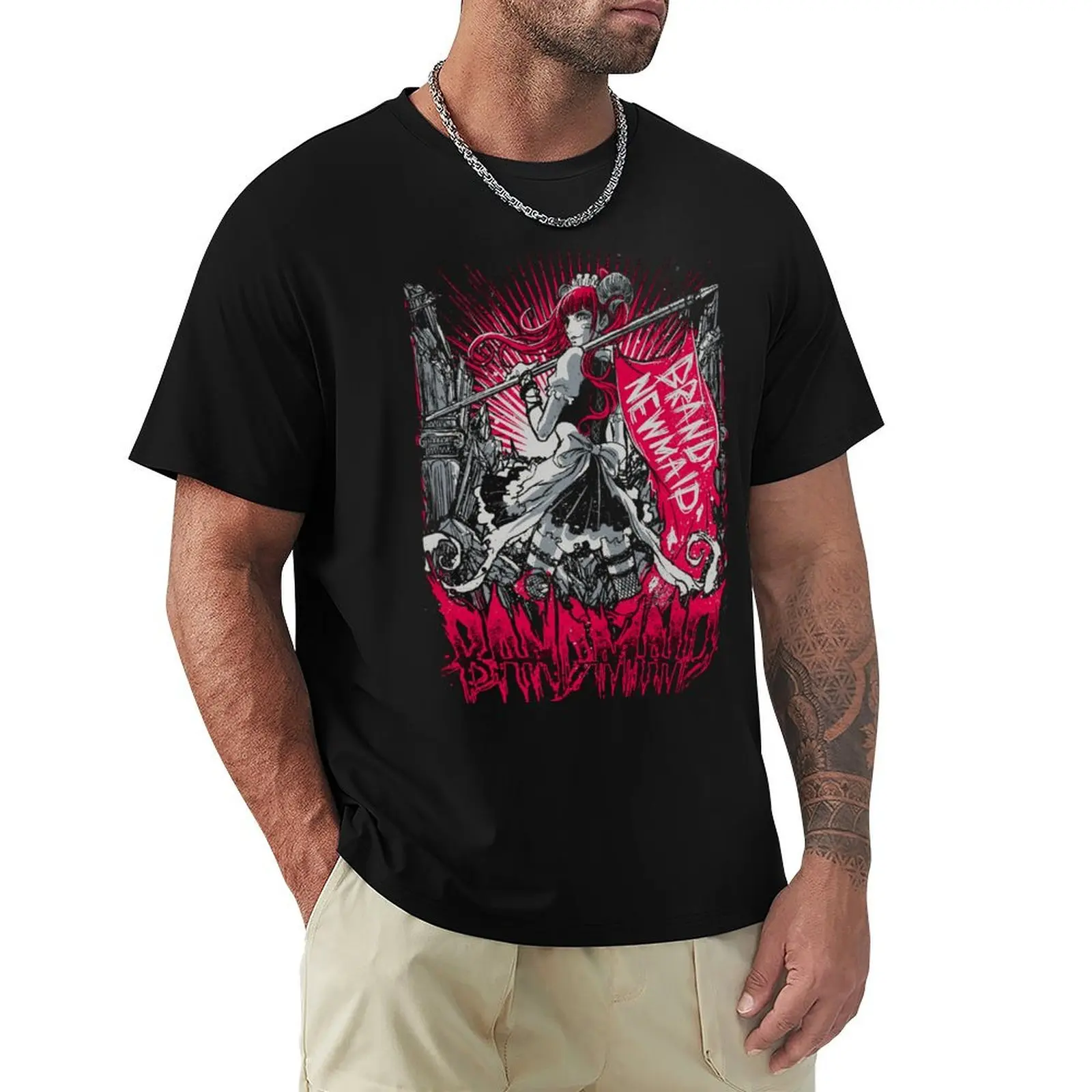 

Brand Newmaid T-Shirt summer top shirts graphic t shirt men 100℅ cotton